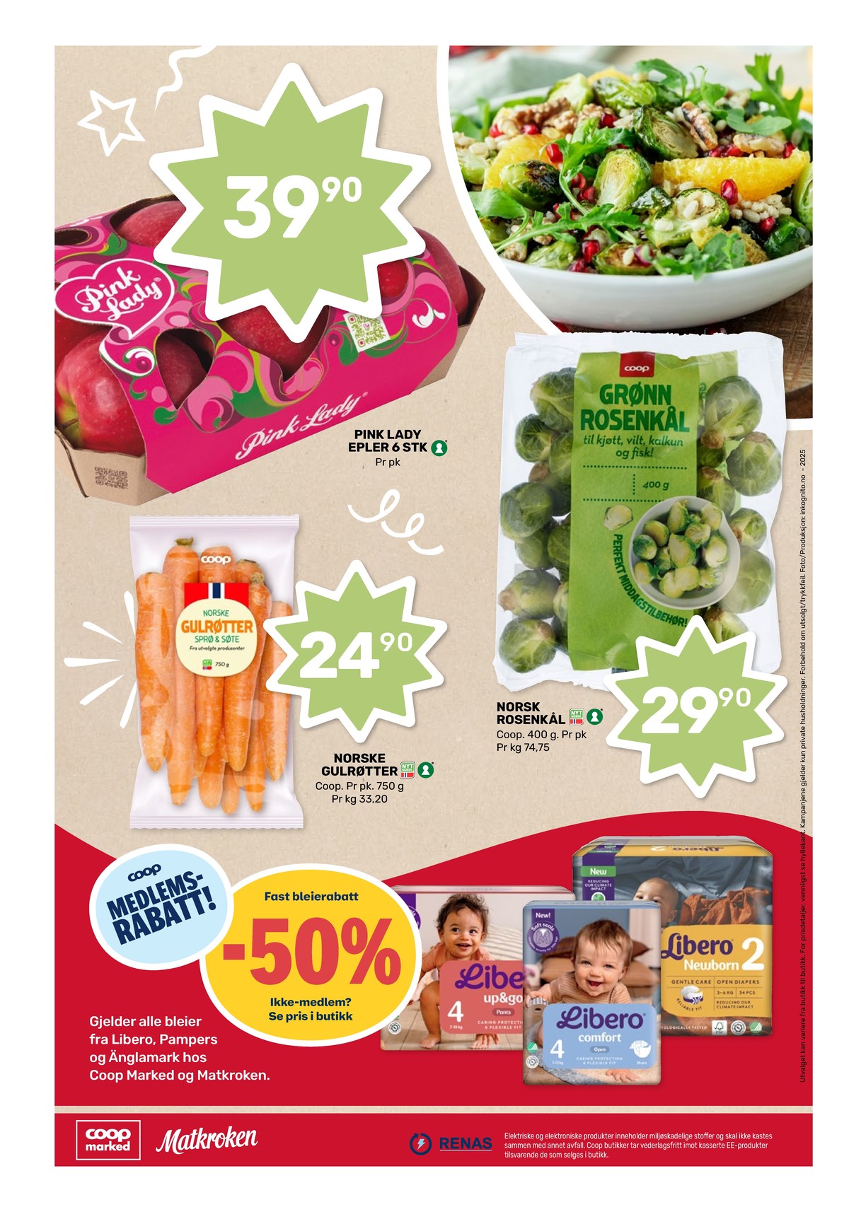 Se Coop Marked kundeavis for uke 1 på Tilbudsuken.no. Se gode tilbud på mange varer, f.eks. epler ukjent eller gulrøtter coop. Les kundeavisen her! Side 4