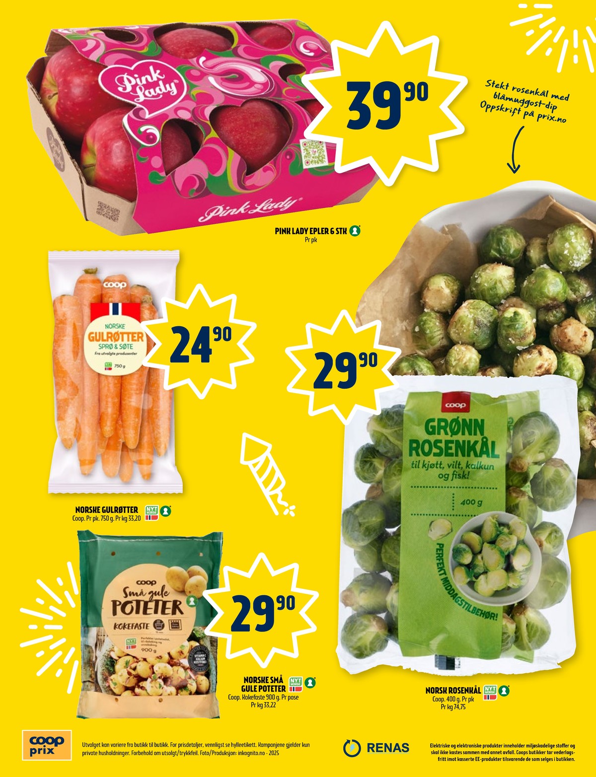 Se Coop Prix kundeavis for uke 1 på Tilbudsuken.no. Se gode tilbud på mange varer, f.eks. epler ukjent eller gulrøtter coop. Les kundeavisen her! Side 4