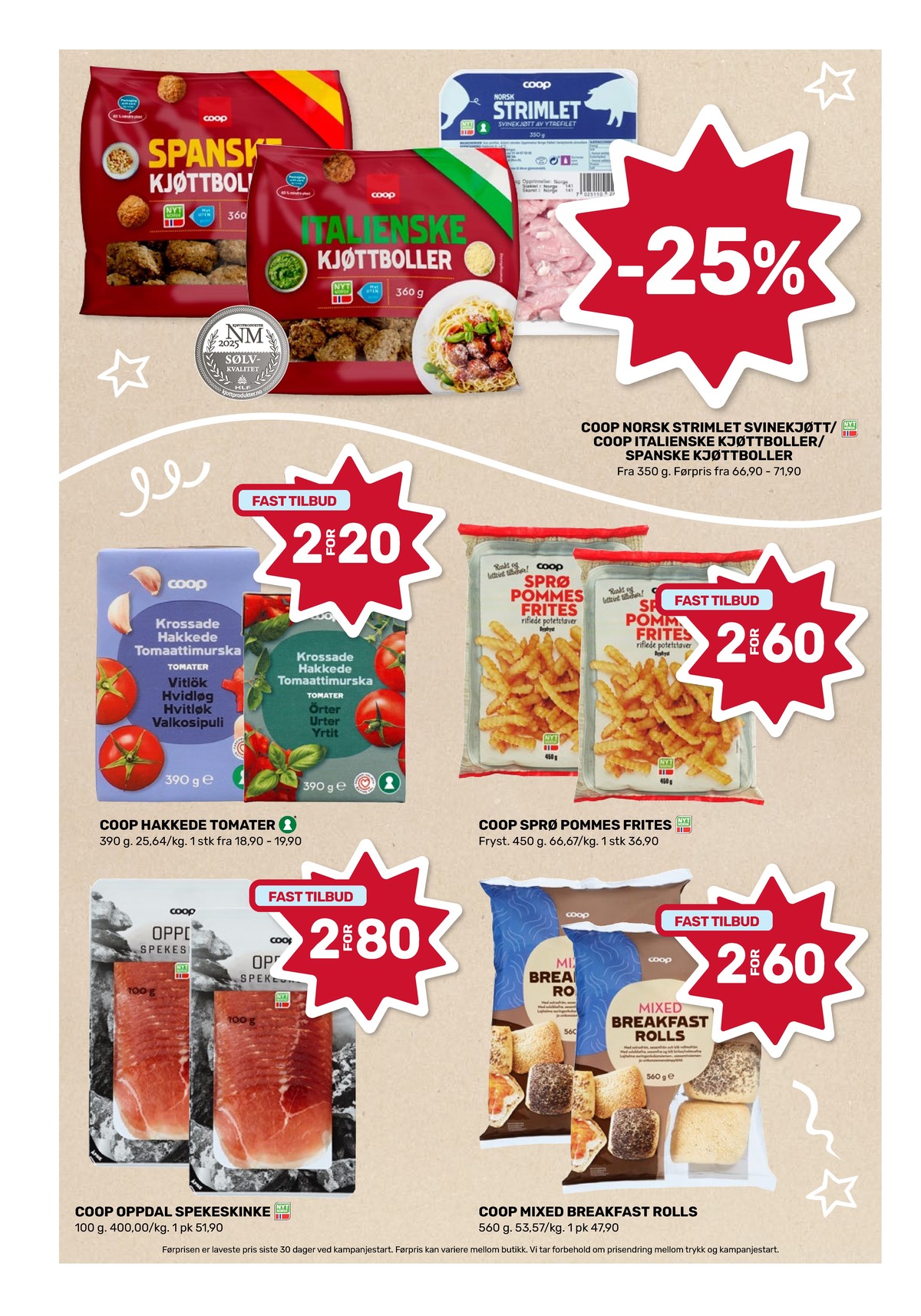 Se Matkroken kundeavis for uke 1 på Tilbudsuken.no. Se gode tilbud på mange varer, f.eks. strimlet svinekjøtt coop eller tomater hakkede coop. Les kundeavisen her! Side 2