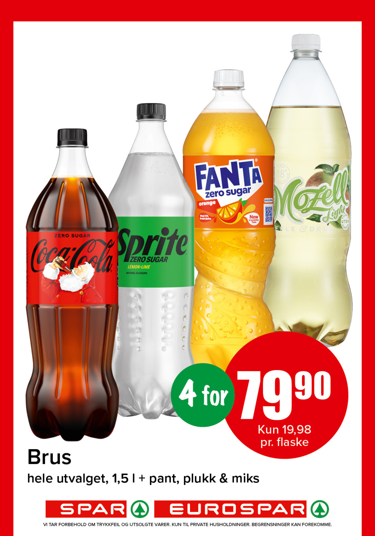 Se Spar - Eurospar kundeavis for uke 1 på Tilbudsuken.no. Se gode tilbud på mange varer, f.eks. coca cola zero coca-cola zero eller sprite zero sprite zero. Les kundeavisen her! Side 2