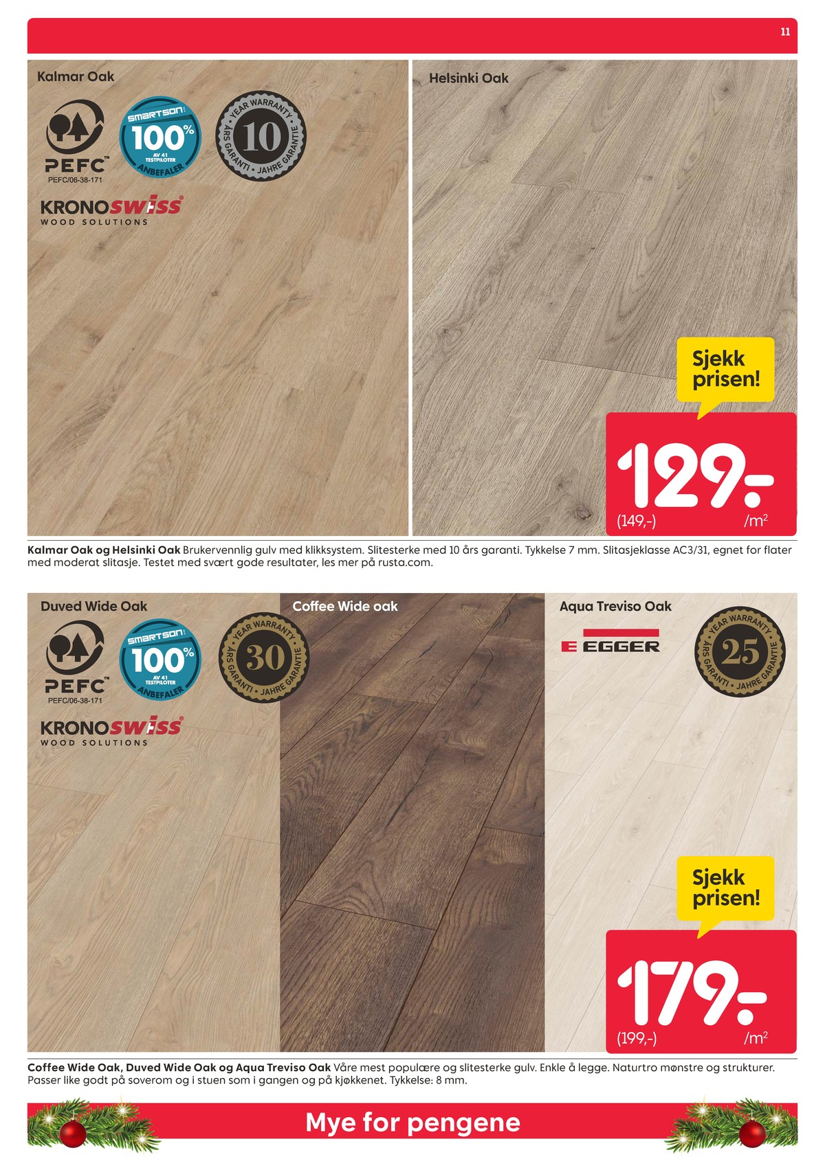 Se Rusta kundeavis for uke 1 på Tilbudsuken.no. Se gode tilbud på mange varer, f.eks. laminatgulv egger eller laminatgulv krono. Les kundeavisen her! Side 11