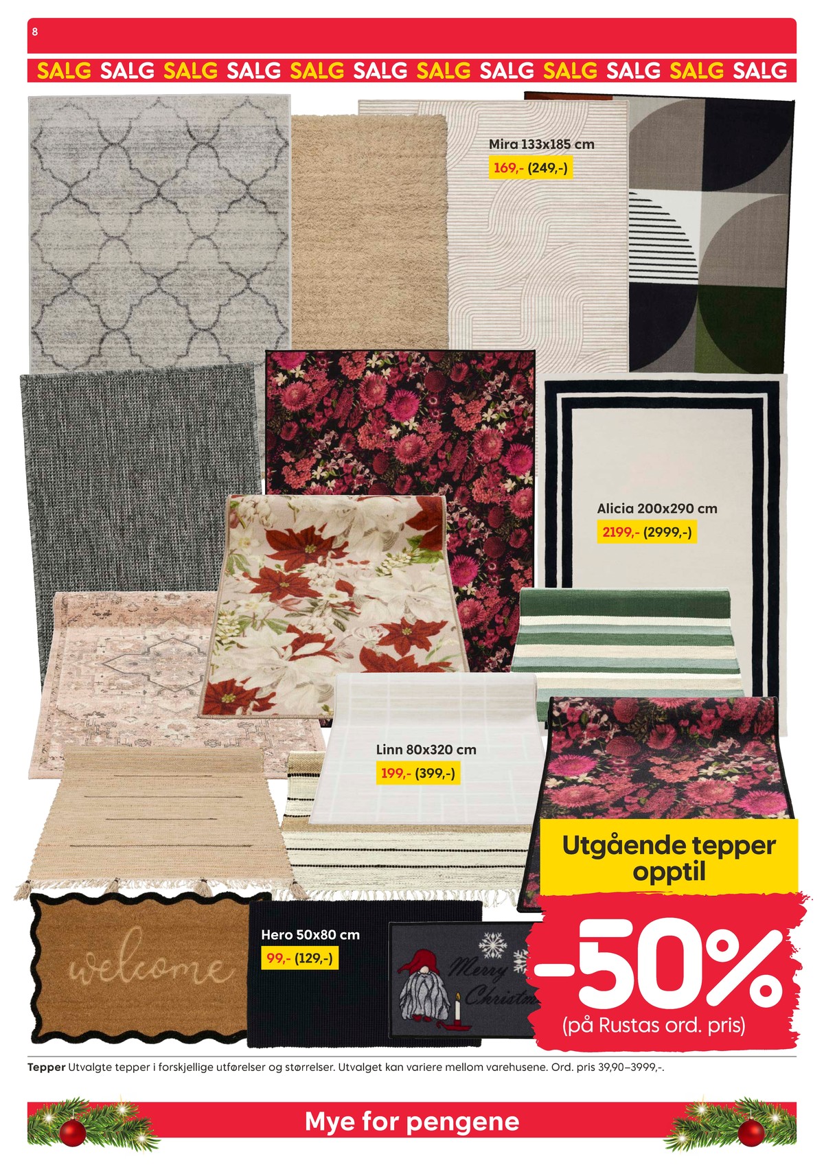 Se Rusta kundeavis for uke 1 på Tilbudsuken.no. Se gode tilbud på mange varer, f.eks. teppe ukjent eller teppe ukjent. Les kundeavisen her! Side 8