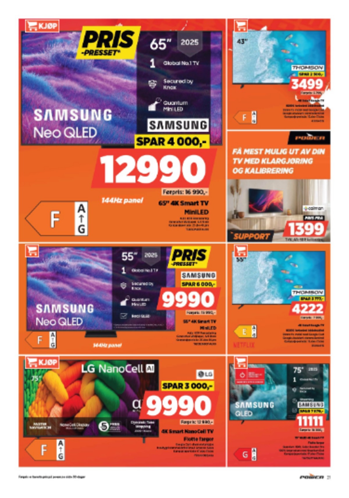 Se Power kundeavis for uge 1 på Tilbudsuken.no. Se gode tilbud på mange varer. Les kundeavisen her! Side 21