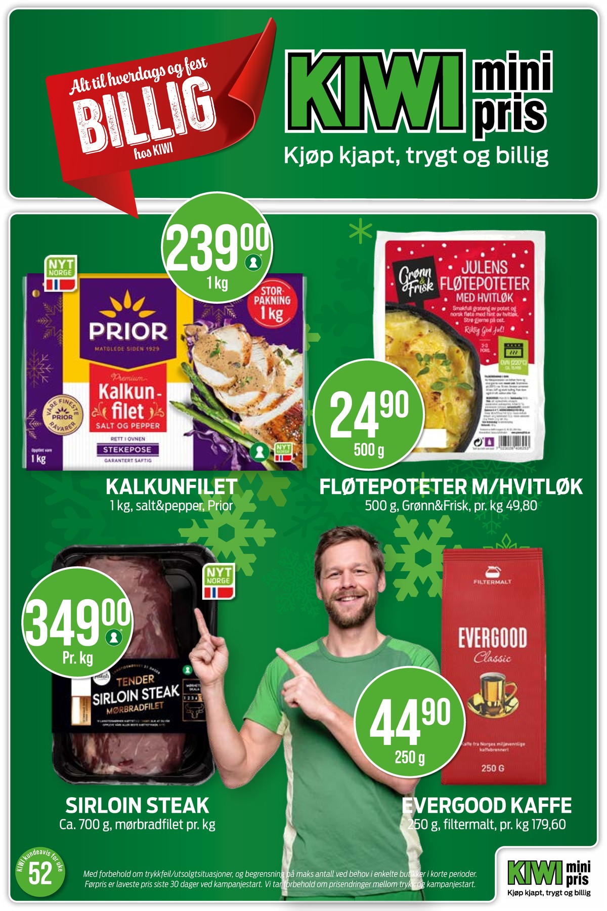 Se Kiwi kundeavis for uke 1 på Tilbudsuken.no. Se gode tilbud på mange varer, f.eks. kaffe formalet classic eller oksestek folkets. Les kundeavisen her! Side 1