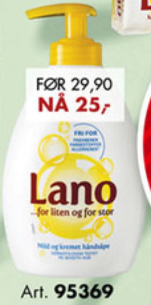 Lano, Flytende håndsåpe
