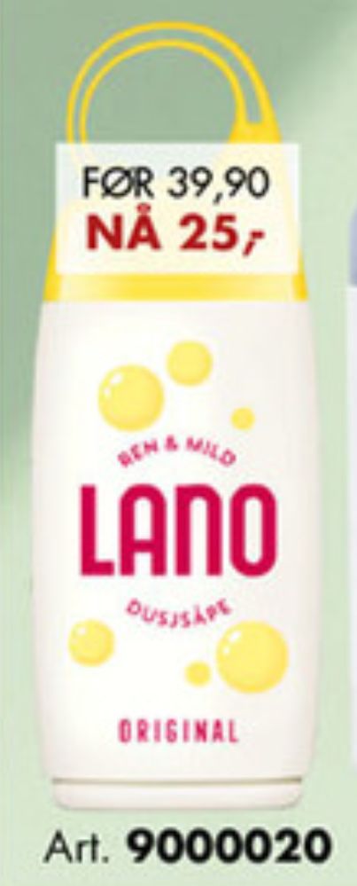 Lano, Dusjsåpe