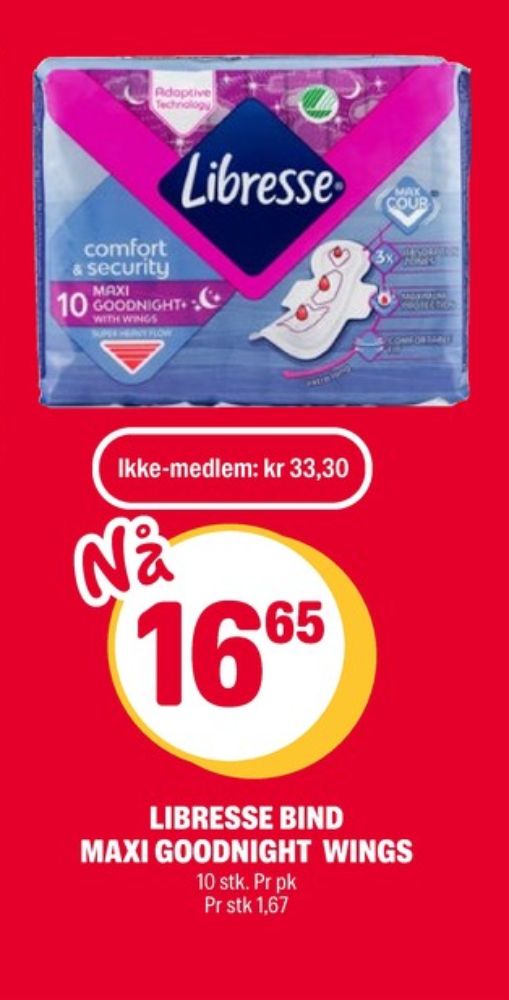 Libresse, Sanitetsbind