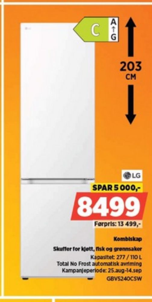 LG, Kombiskap