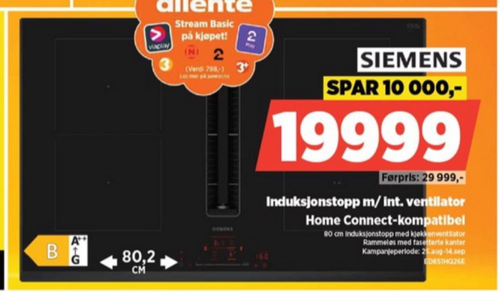 Siemens, Induksjonsplate