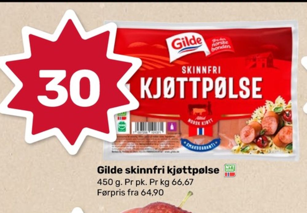 Gilde, Kjøttpølser