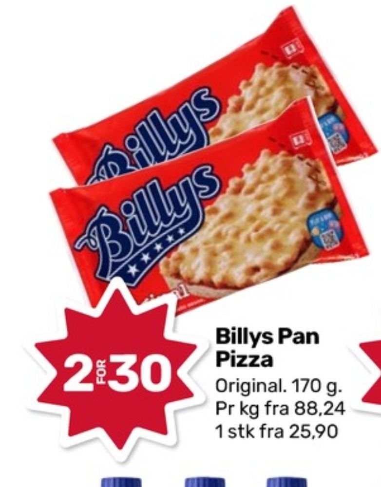 Billys, Pan Pizza Original