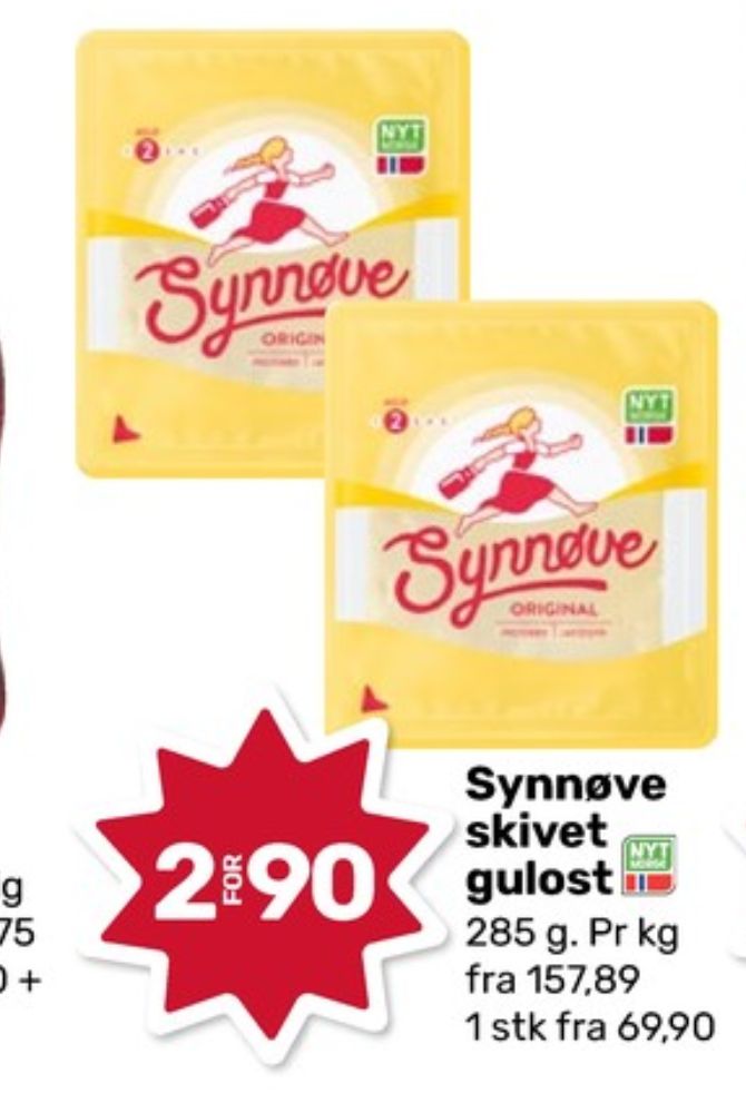 Synnøve Finden, Skiveost