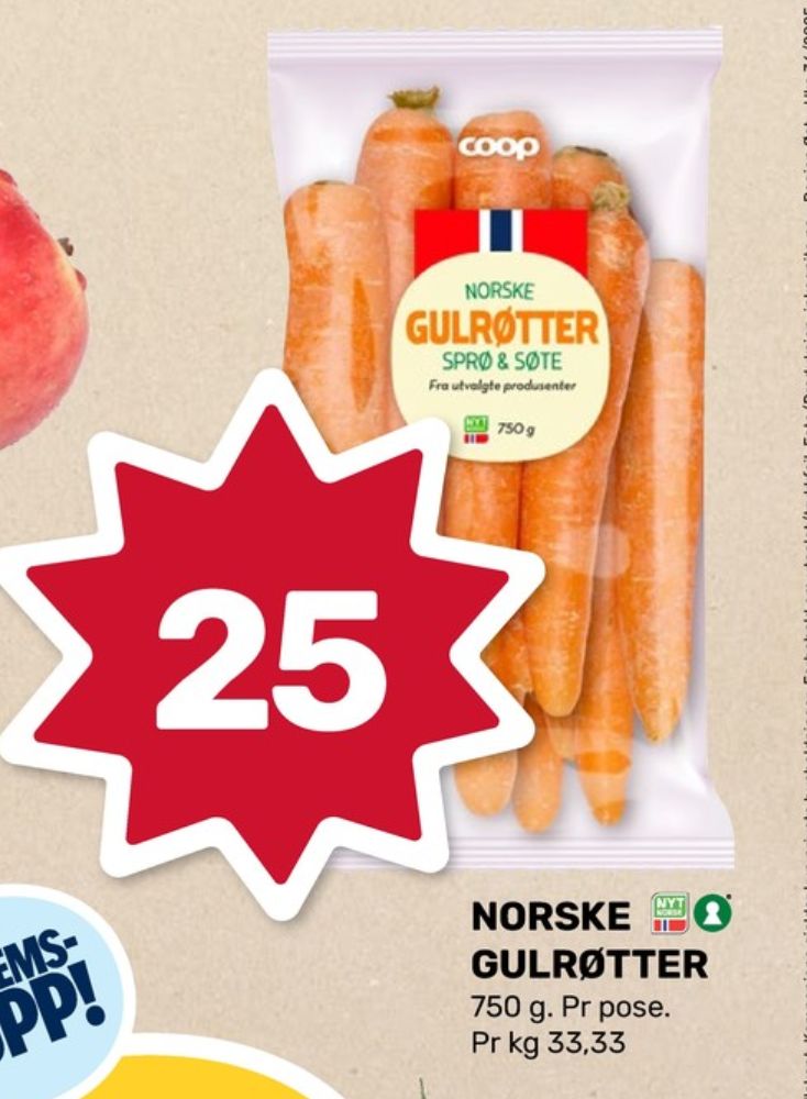 Coop, Gulrøtter