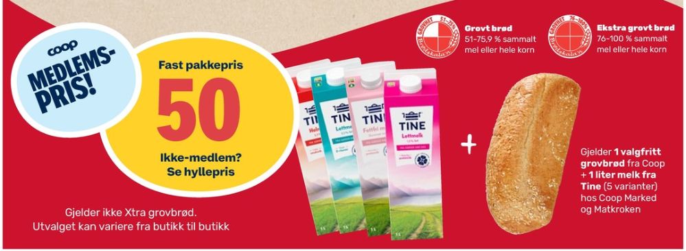 Tine, Melk & Brød