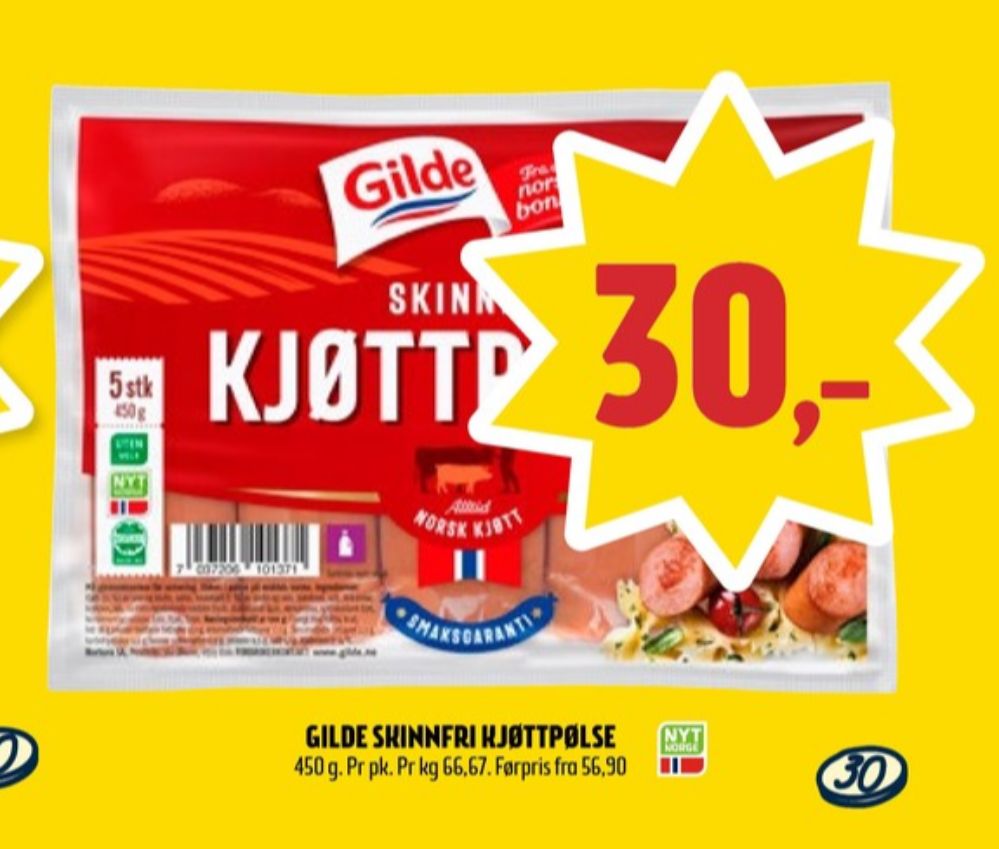 Gilde, Kjøttpølser