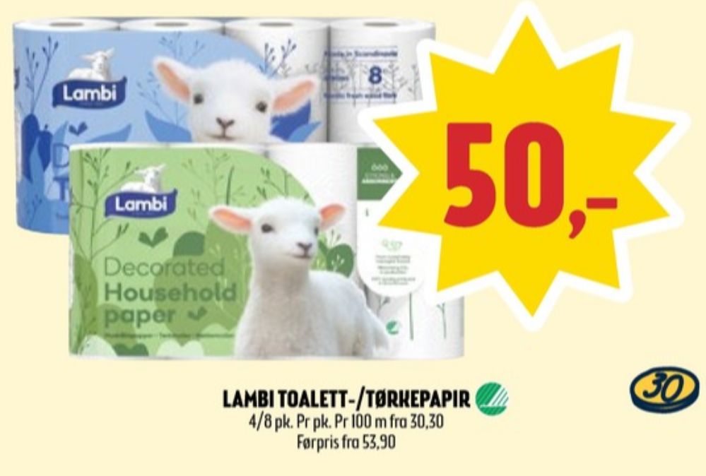 Lambi Decorated, Toalettpapir