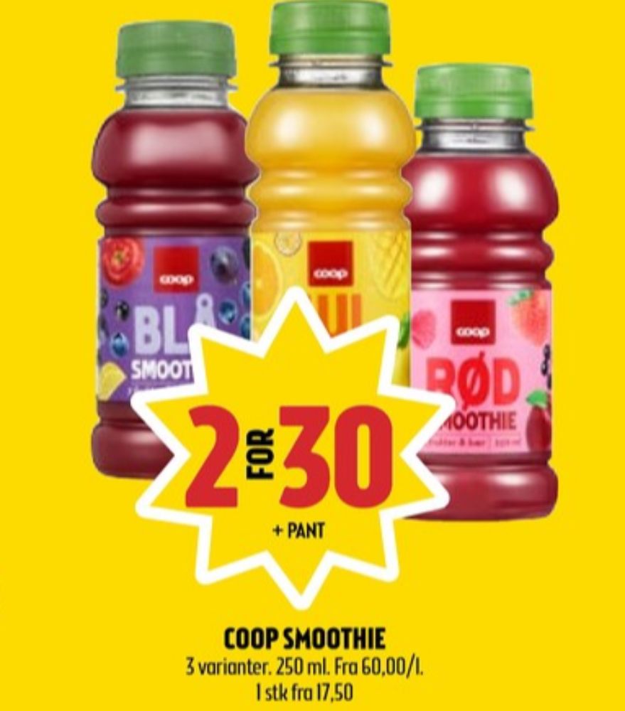 Coop, Gul Smoothie