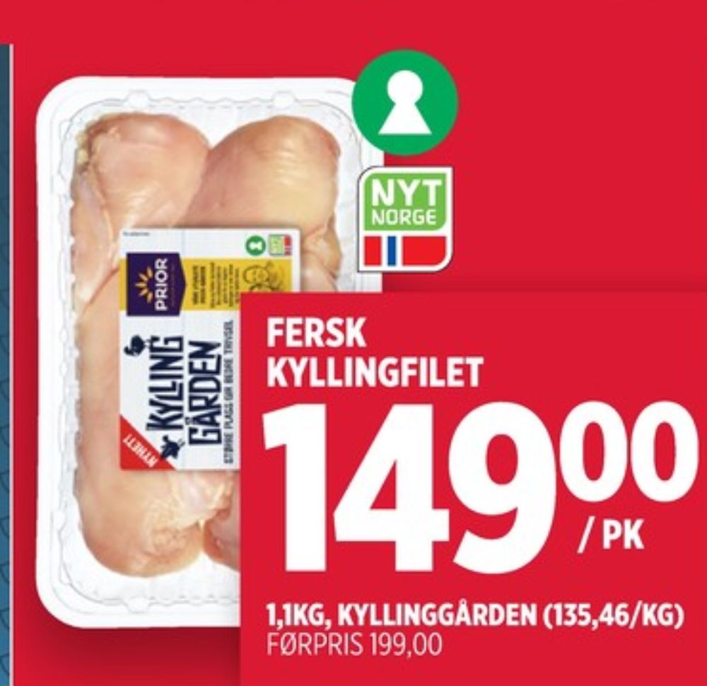Prior, Kyllingfilet