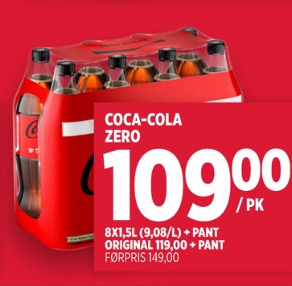 Coca-Cola Zero, Coca Cola Zero 8 pk.