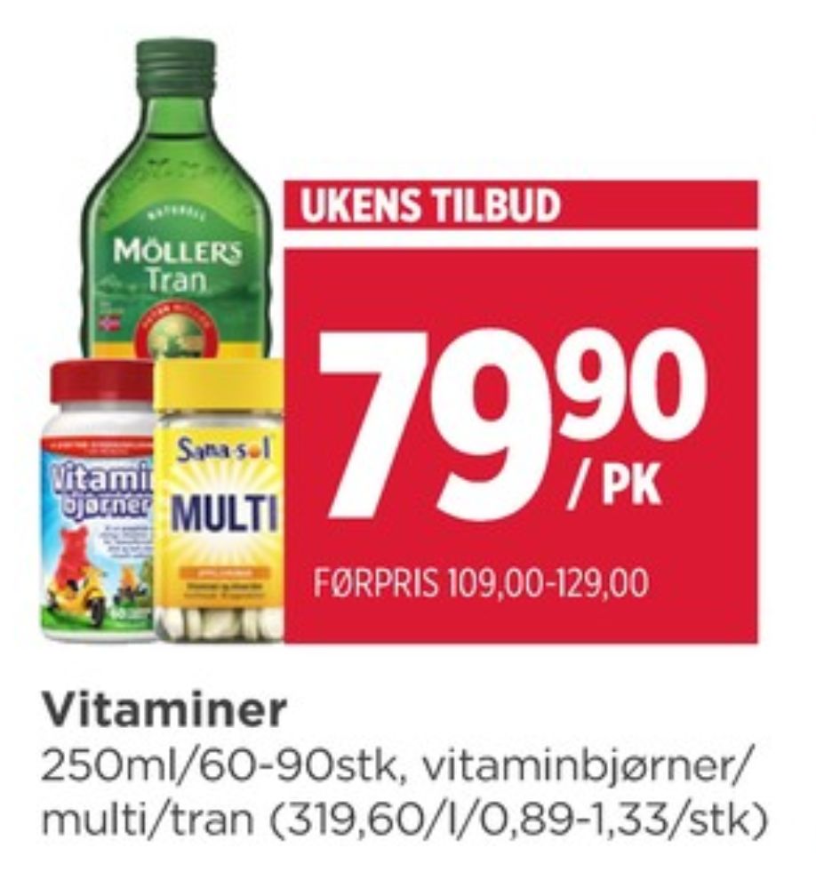 Vitaplex, Vitamin