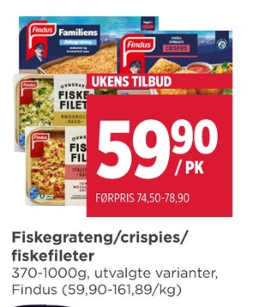 Findus, Fiskegrating Familiens