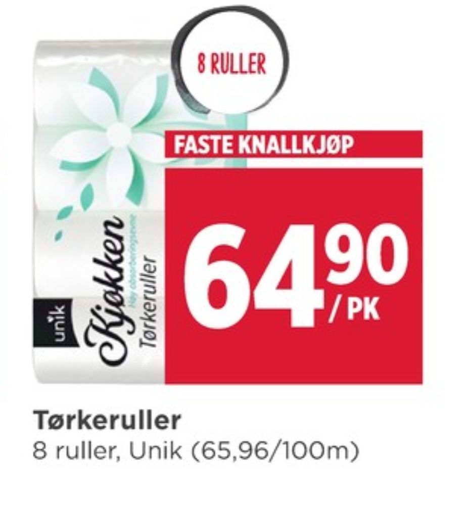 Unik, Tørkerull
