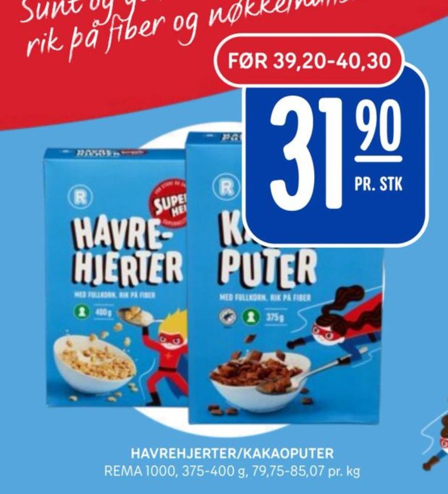 Rema 1000 Superhelt, Havrehjerter