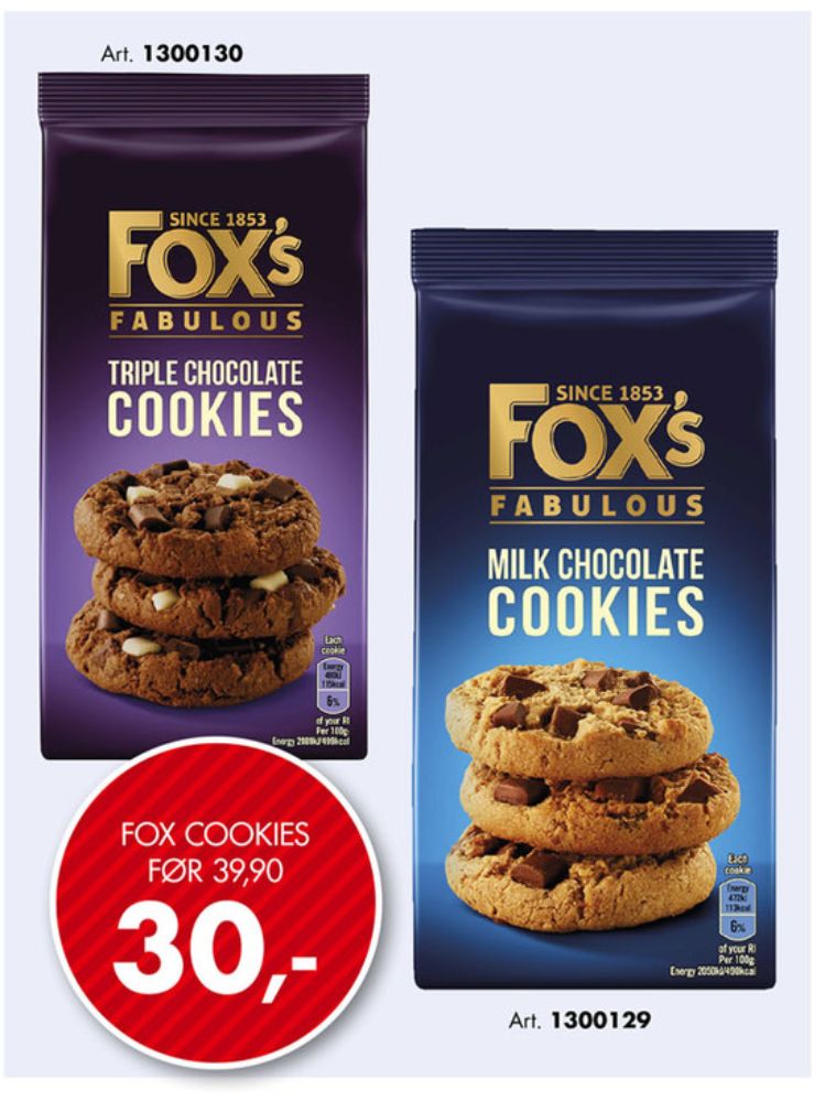 Coop, Milk Chocolate Cookies