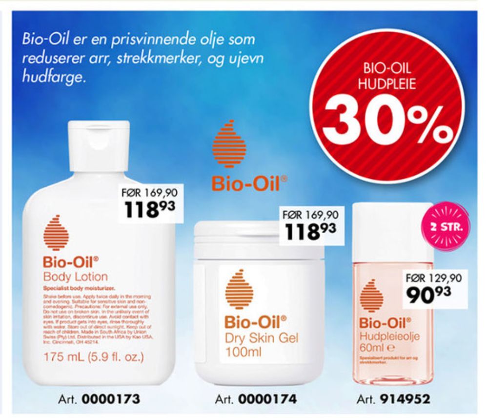 Bio-Oil, Bodylotion
