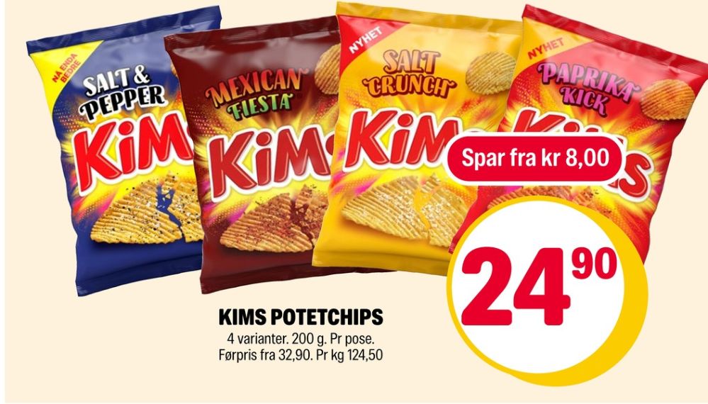 Kims, Paprika Kick Chips
