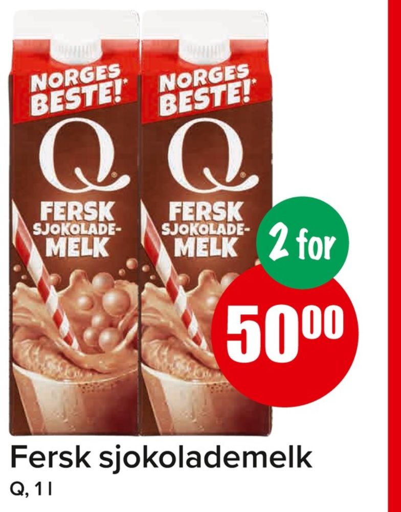Q, Sjokolademelk