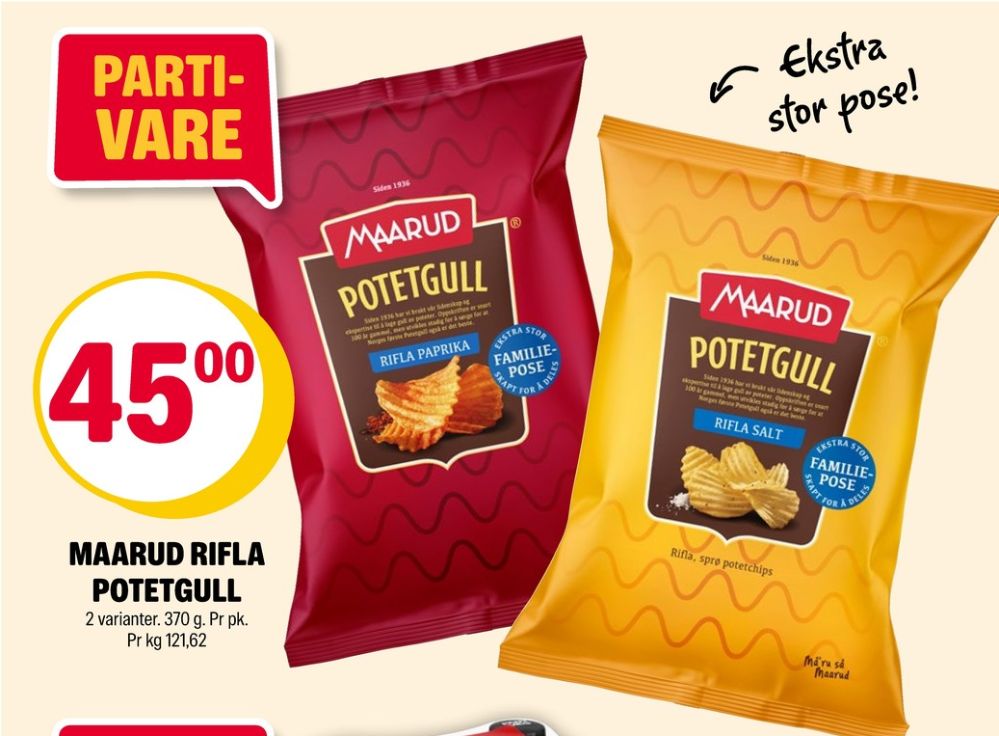 Maarud, Potetgull Rifla Paprika