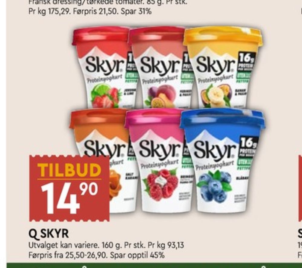 Q, Protein Banan & Pasjonsfrukt Skyr