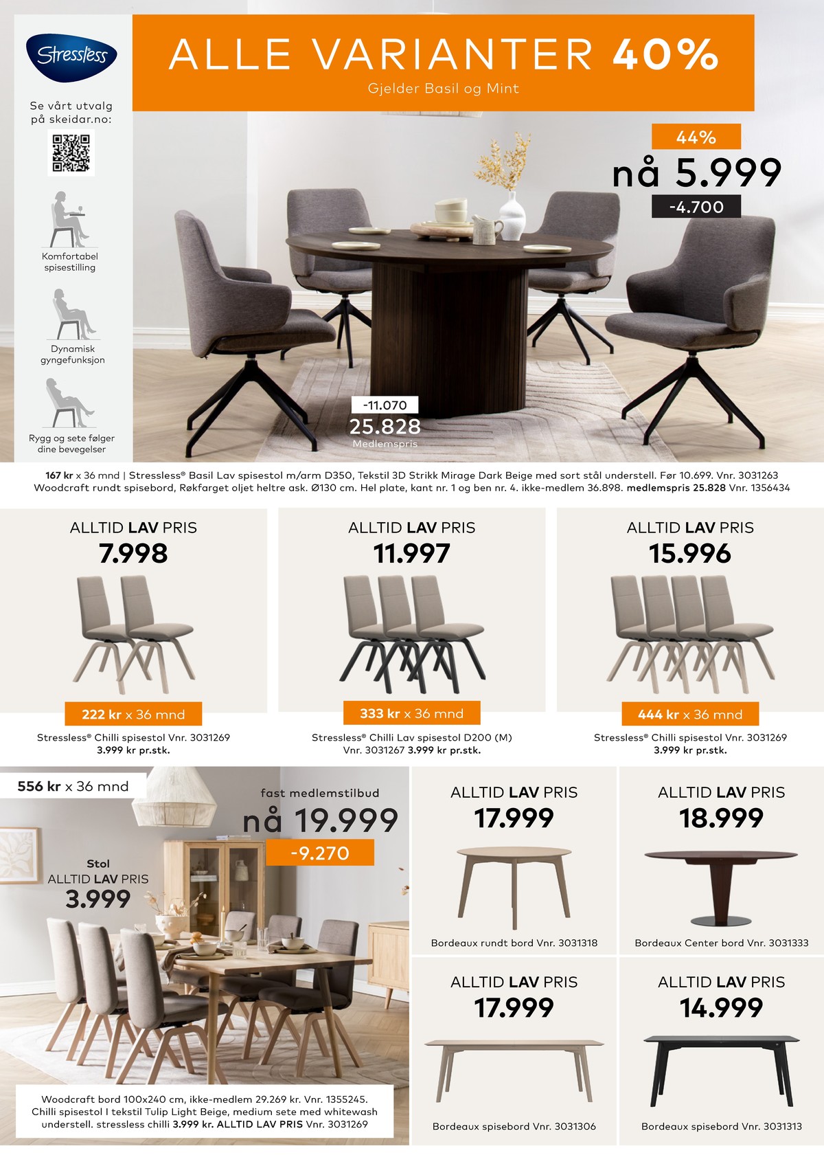 Se Skeidar kundeavis for uge 46 på Tilbudsuken.no. Se gode tilbud på mange varer. Les kundeavisen her! Side 22