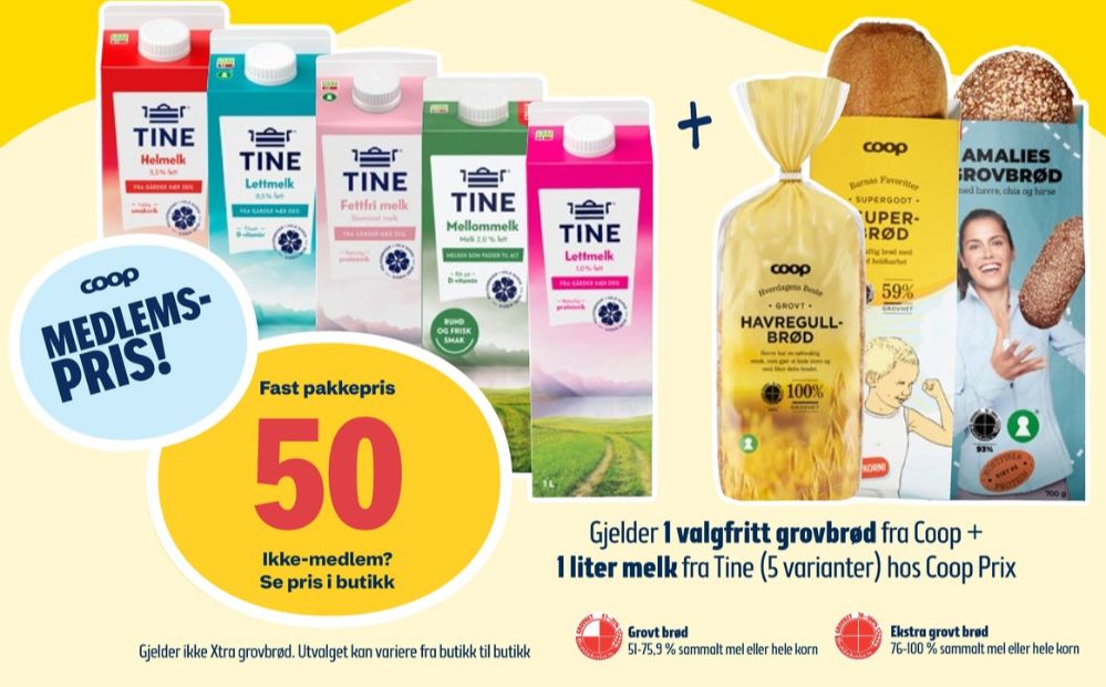 Tine, Melk & Brød