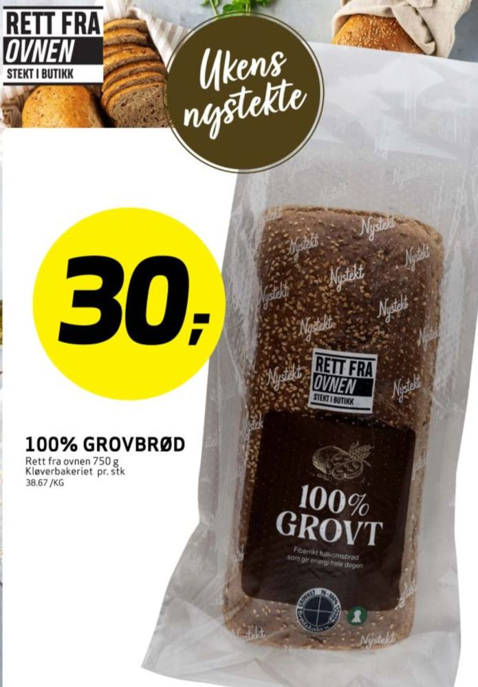 Kløver, Grovt Brød