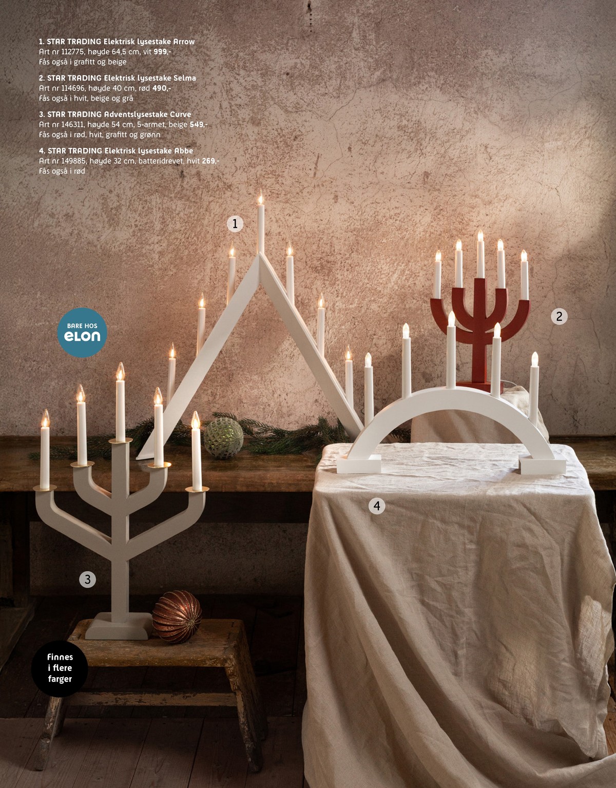 Se Elon kundeavis for uke 47 på Tilbudsuken.no. Se gode tilbud på mange varer, f.eks. adventsstake star trading eller adventsstake star trading. Les kundeavisen her! Side 11