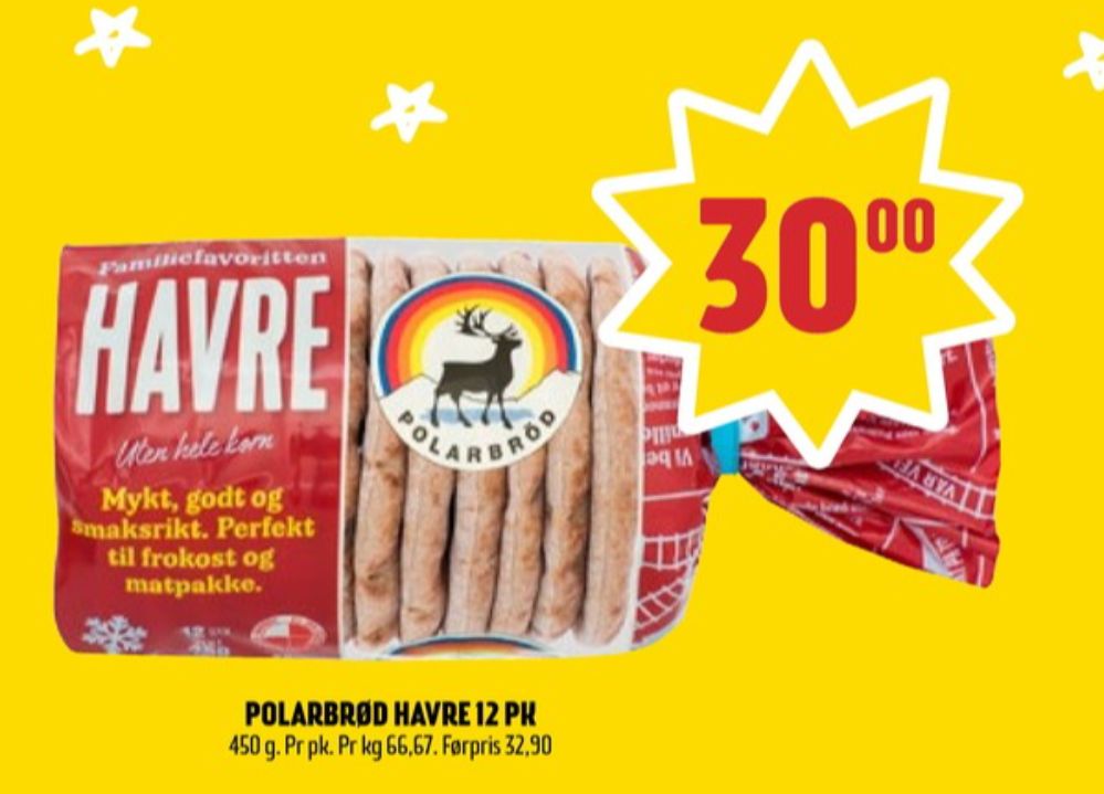 Polarbrød, Havrebrød