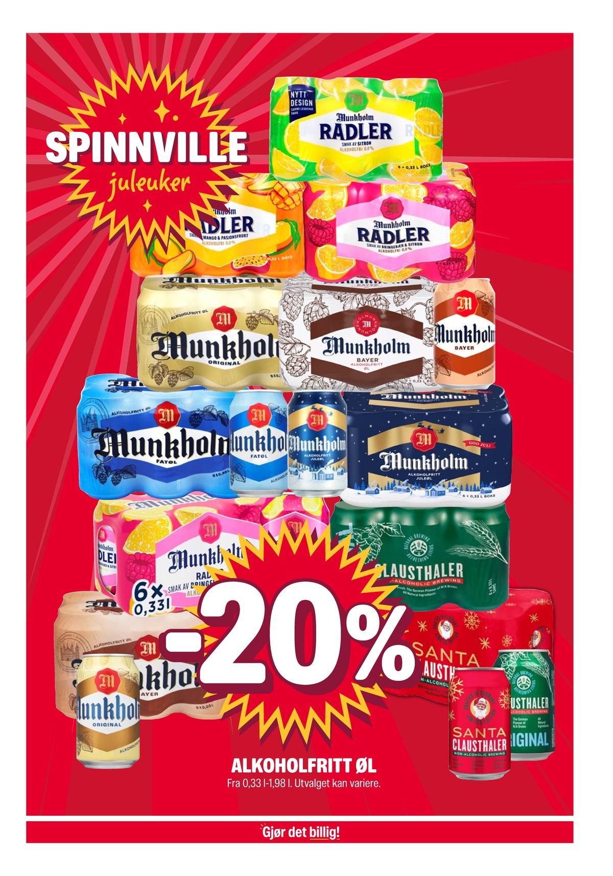 Se Coop Extra kundeavis for uke 49 på Tilbudsuken.no. Se gode tilbud på mange varer, f.eks. radler sitron 6 pk. munkholm eller fatøl 6 pk. munkholm. Les kundeavisen her! Side 11