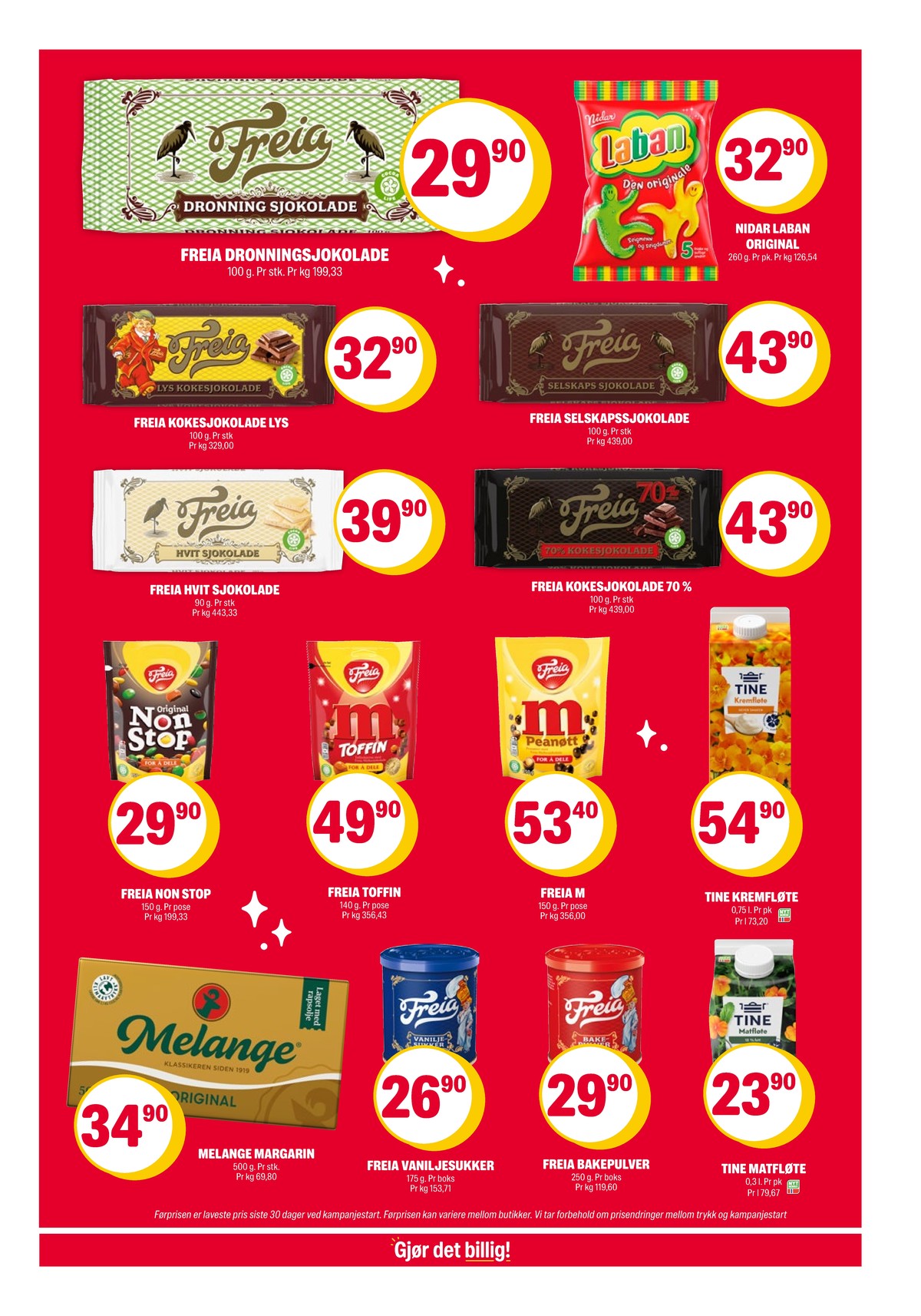 Se Coop Extra kundeavis for uke 49 på Tilbudsuken.no. Se gode tilbud på mange varer, f.eks. godterier laban eller kokesjokolade dronning. Les kundeavisen her! Side 17