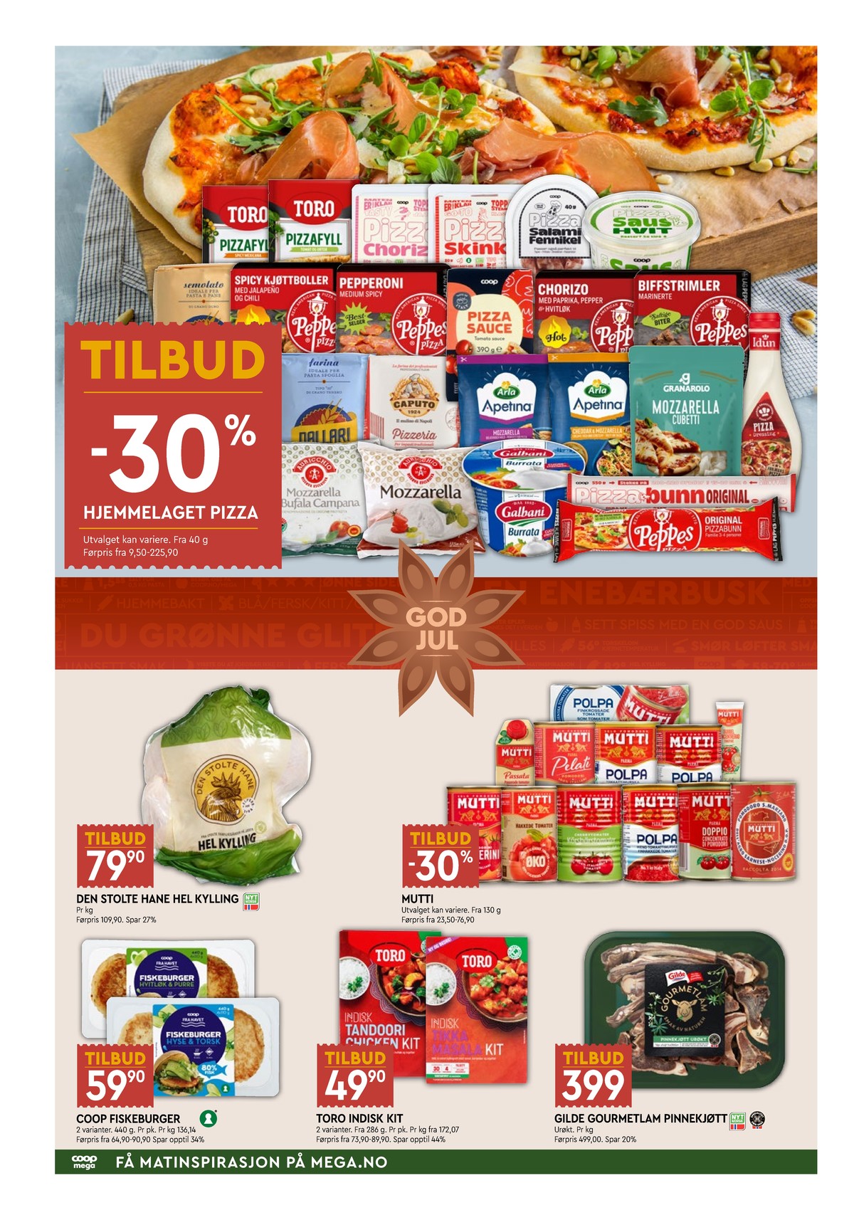 Se Coop Mega kundeavis for uke 49 på Tilbudsuken.no. Se gode tilbud på mange varer, f.eks. tomater hakkede mutti eller pizzasauce classica mutti. Les kundeavisen her! Side 2