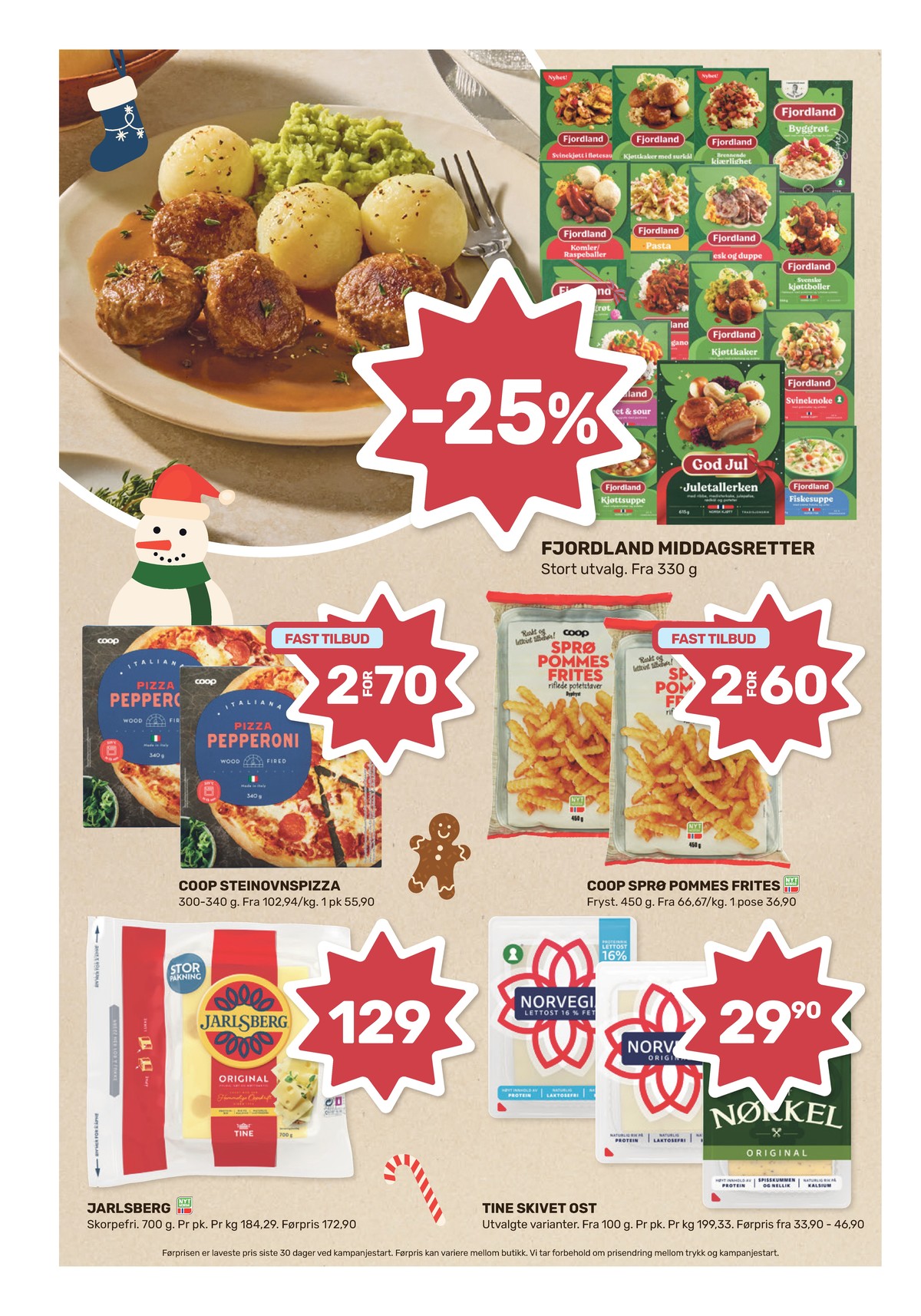 Se Coop Marked kundeavis for uke 49 på Tilbudsuken.no. Se gode tilbud på mange varer, f.eks. kjøttkaker fjordland eller flesk og duppe fjordland. Les kundeavisen her! Side 2