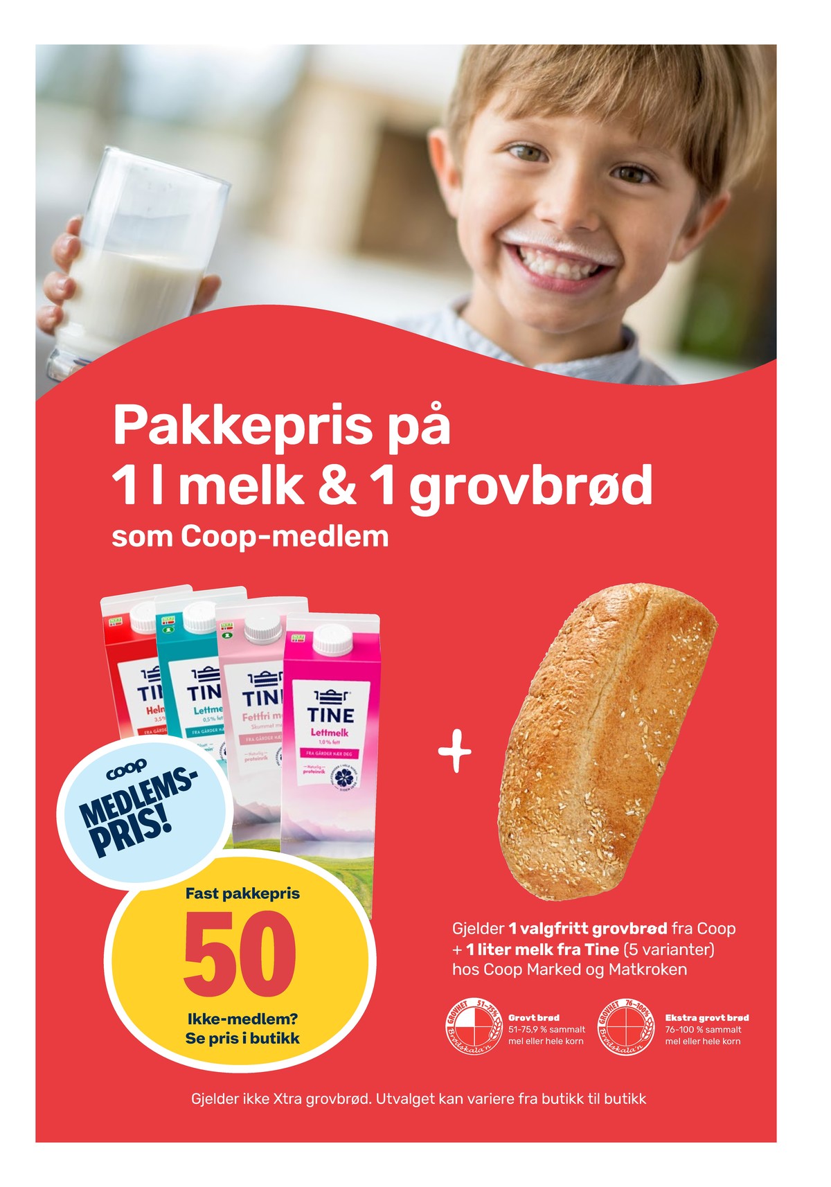Se Coop Marked kundeavis for uke 49 på Tilbudsuken.no. Se gode tilbud på mange varer, f.eks. melk & brød tine eller andre varer. Les kundeavisen her! Side 6