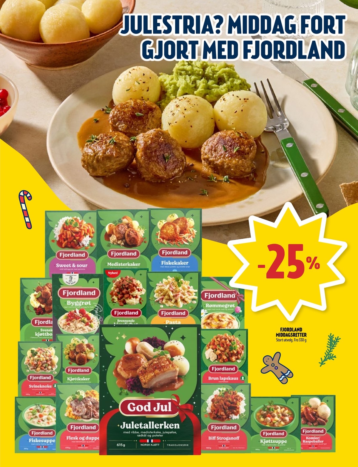 Se Coop Prix kundeavis for uke 49 på Tilbudsuken.no. Se gode tilbud på mange varer, f.eks. kjøttkaker fjordland eller flesk og duppe fjordland. Les kundeavisen her! Side 3