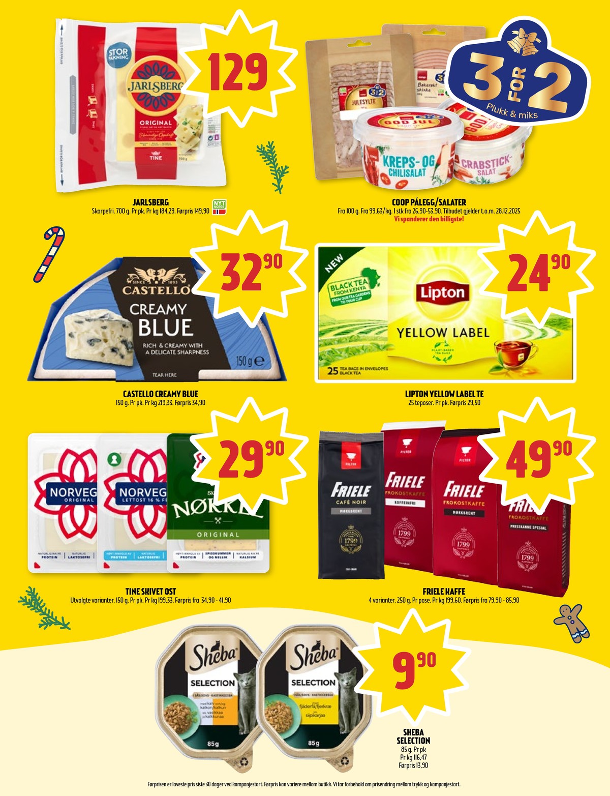 Se Coop Prix kundeavis for uke 49 på Tilbudsuken.no. Se gode tilbud på mange varer, f.eks. crabsticksalat coop eller kreps- og chilisalat coop. Les kundeavisen her! Side 4