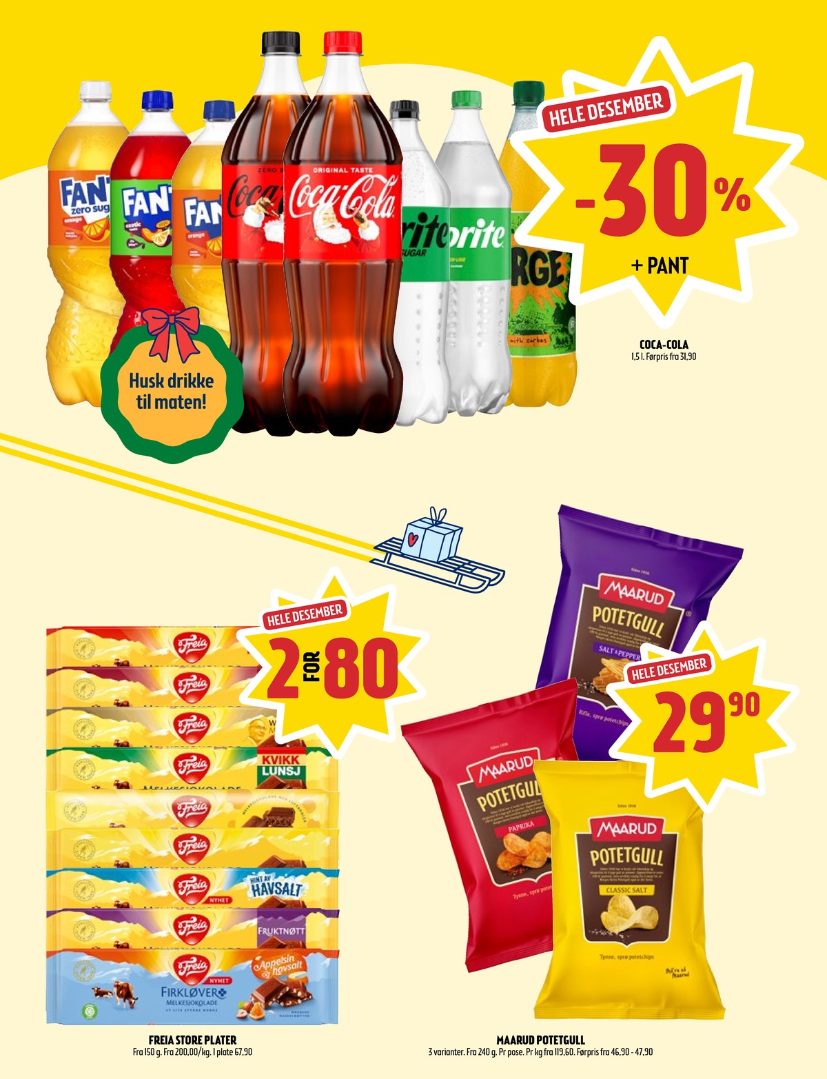 Se Coop Prix kundeavis for uke 49 på Tilbudsuken.no. Se gode tilbud på mange varer, f.eks. sprite sprite eller sprite zero sprite zero. Les kundeavisen her! Side 6