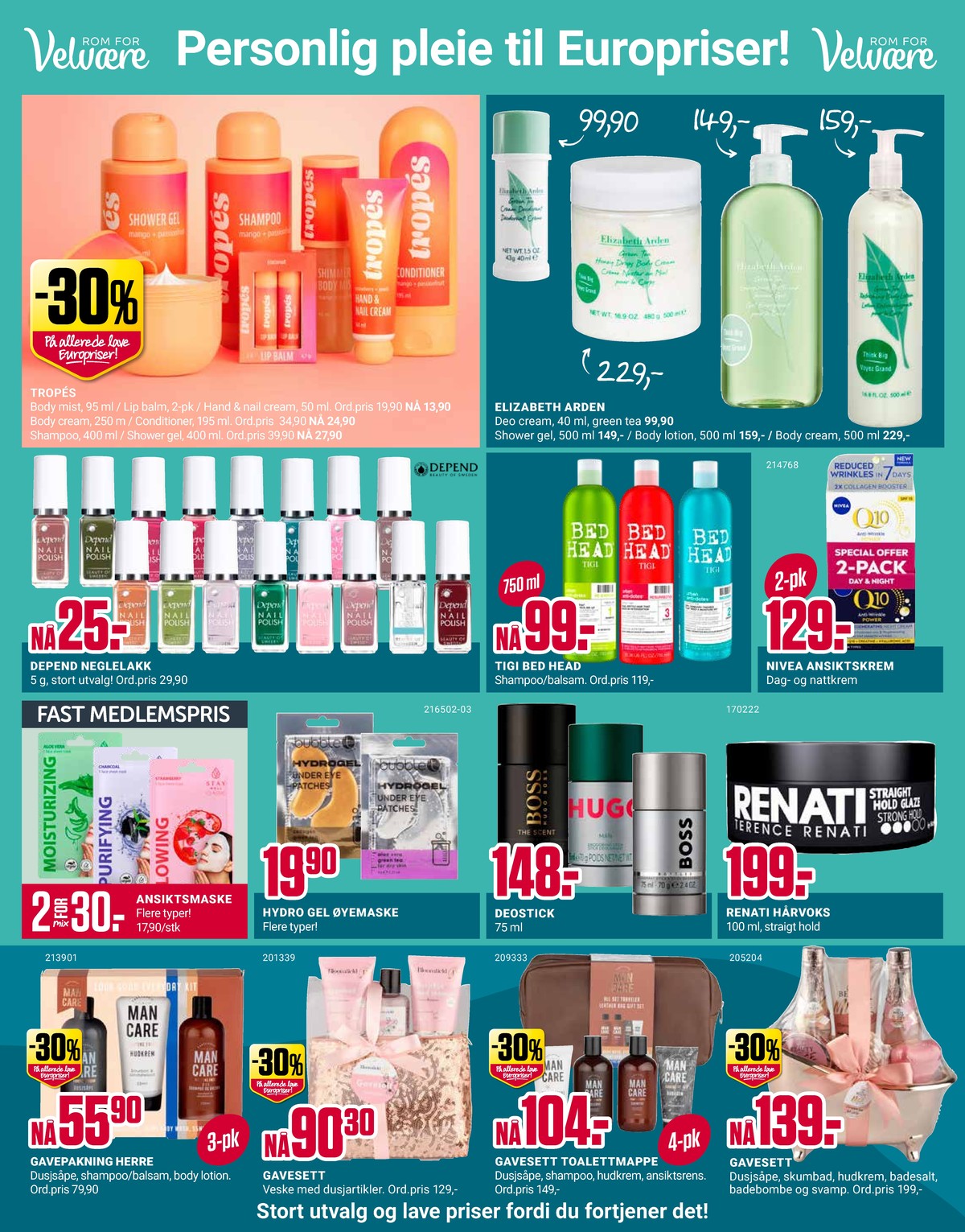 Se Europris kundeavis for uke 49 på Tilbudsuken.no. Se gode tilbud på mange varer, f.eks. bodymist tropés eller leppepomade tropés. Les kundeavisen her! Side 6