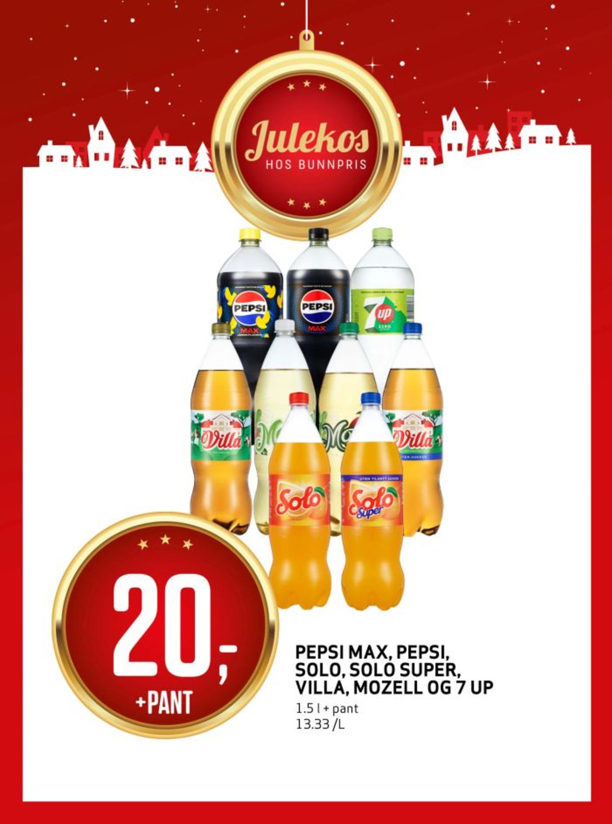 Se Bunnpris kundeavis for uke 49 på Tilbudsuken.no. Se gode tilbud på mange varer, f.eks. pepsi max pepsi max eller solo solo. Les kundeavisen her! Side 14