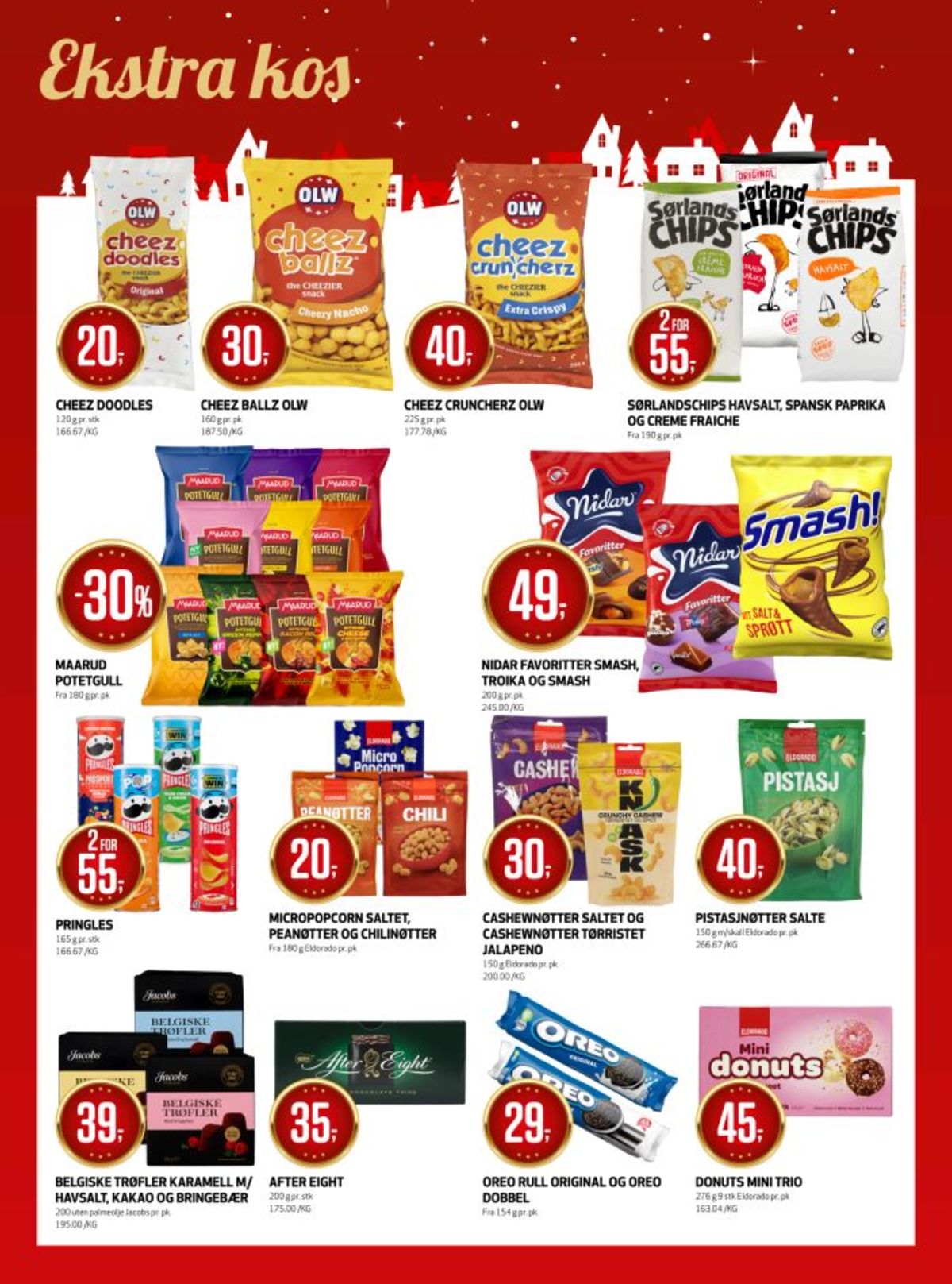 Se Bunnpris kundeavis for uke 49 på Tilbudsuken.no. Se gode tilbud på mange varer, f.eks. cheez doodles olw eller cheez ballz olw. Les kundeavisen her! Side 16