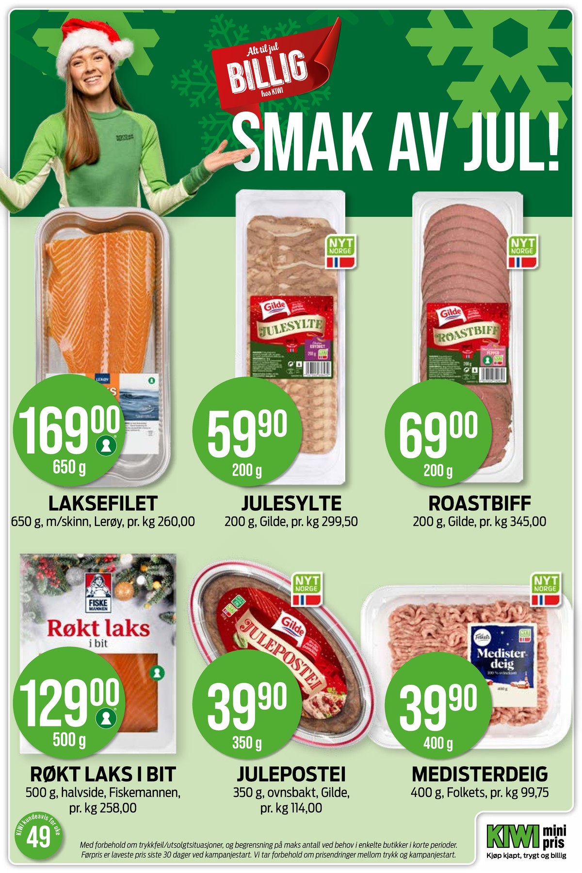 Se Kiwi kundeavis for uke 49 på Tilbudsuken.no. Se gode tilbud på mange varer, f.eks. roastbiff gilde eller sylte gilde. Les kundeavisen her! Side 8